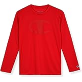Champion Boys Long Sleeve Tech T-Shirt Athletic Performance Tee