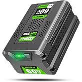 Qwenoer 【Upgraded High Capacity】 5.0Ah Replacement for Greenworks 60v Battery, for Greenworks Pro 60V Battery LB60A02 LB60A03 LB602 LB6025 Compatible with Green Works 60V Cordless Power Tool