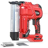 MtiolHig Cordless 2" Brad Nailer Compatible with Milwaukee 18V (Tool Only), 2-in-1 Electric Nail Gun/Staple Gun, 18 Gauge Nai
