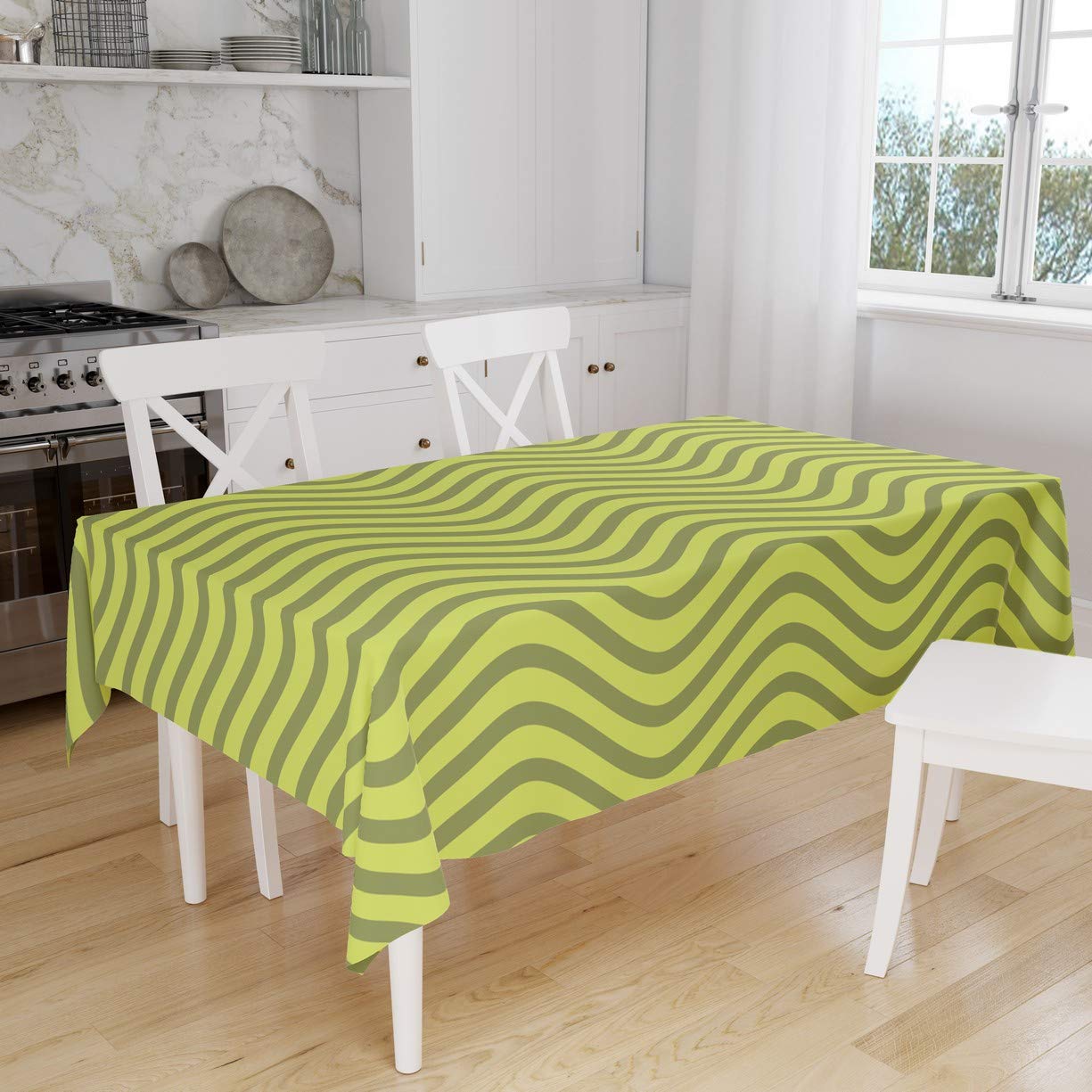 Bonamaison Kitchen Decoration, Tablecloth, 140cm x 160cm - Designed and Manufactured in Turkey
