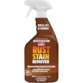 Whink Rust Stain Remover Foaming Spray, NEW NO-ETCH FORMULA, 24 Oz | Removes Rust Stains in Seconds | No Scrubbing Required | Clinging Foam Formula | For White Toilets &amp; Sinks, Fabric &amp; Carpets