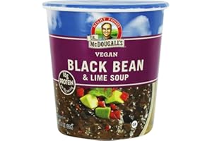 Dr. McDougall's Black Bean With Lime Big Soup Cup (6x3.4 Oz)
