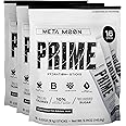 PRIME HYDRATION+ Sticks META Moon | Hydration Powder Single Serve Sticks | Electrolyte Powder On The Go | 250mg BCAAs, B Vitamins, Antioxidants | Low Sugar | Caffeine-Free | Vegan | 48 Sticks