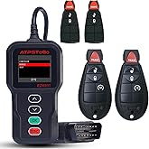 ATPSTOGO DIY Key Fob Replacement Fits for 2013 2014 2015 2016 2017 Dodge Ram 1500 2500 3500 Keyless Entry Remote Control Replace FCC ID: GQ4-53T with Interchangeable 3 & 4 Button