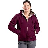 Berne Women's Sherpa-Lined Softstone Duck Hooded Jacket