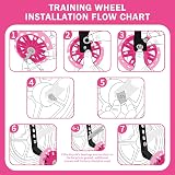 TenFans Stabilisers for Child's Bike Heavy Duty Rear Training Wheels 12-20 in view 4