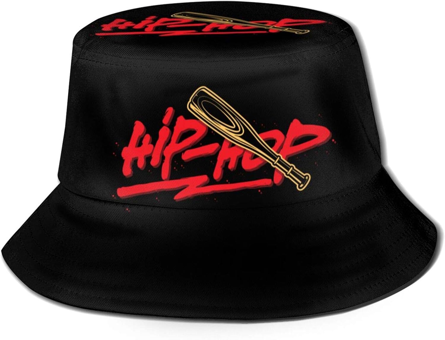 Hip Hop Baseball Bat Unisex Cute Bucket Hat Summer Outdoor Travel Beach