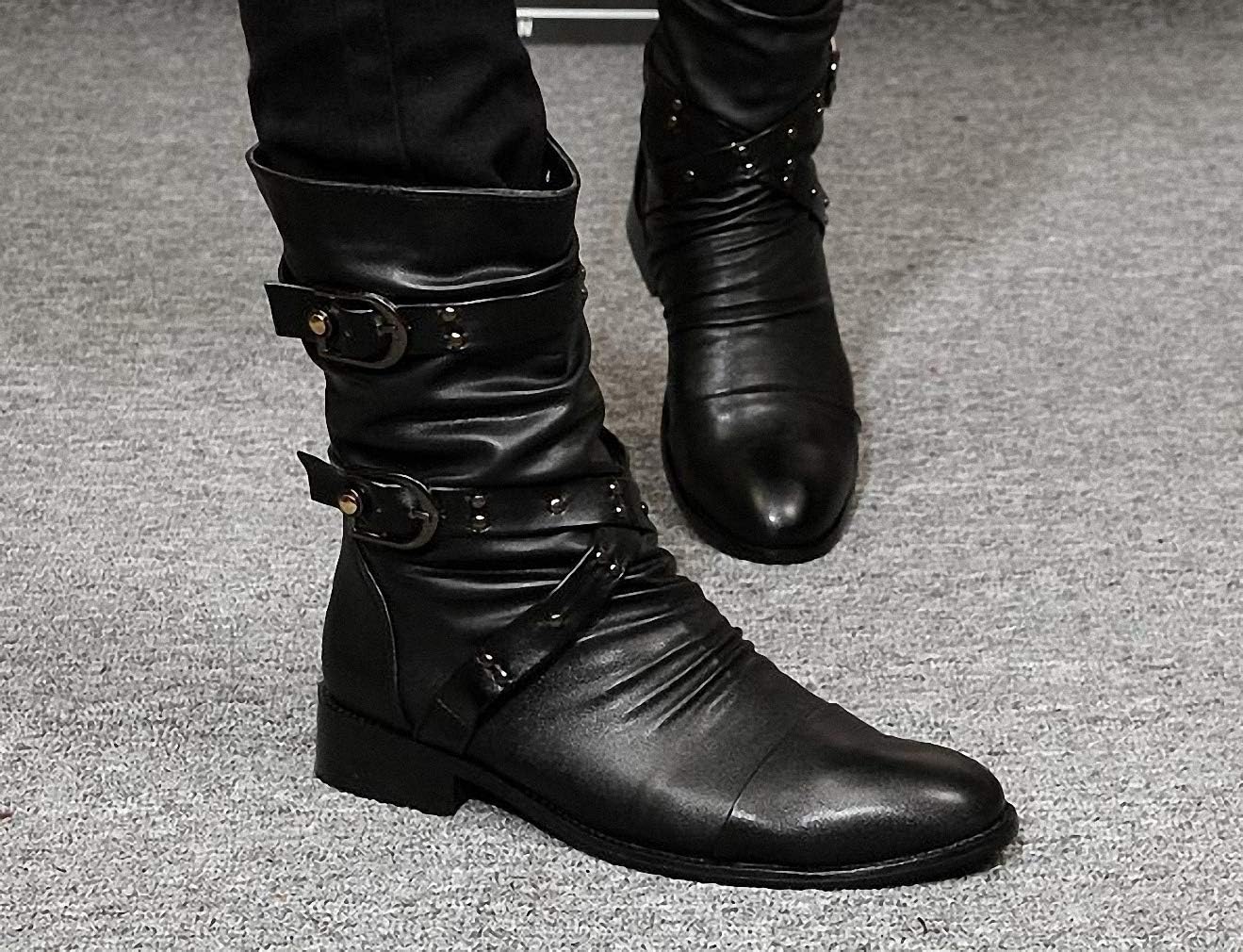 motorcycle style boots