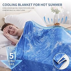 Guohaoi Cooling Throw Blanket for Hot