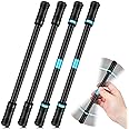 4 Pieces Pen Spinning Spinner Pen Gaming Pen Spinning Mod Gaming Spinning Pens Flying Spinning Pen Finger Rotating Pen for Kids Teens Student Games Learning Office Supplies (Black, Blue)