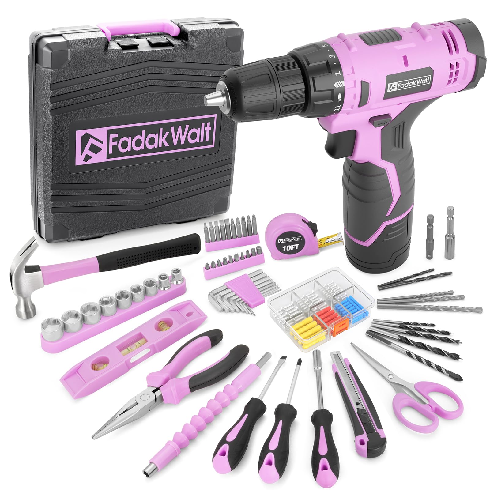 FADAKWALT 12V CordlessDrill, B...