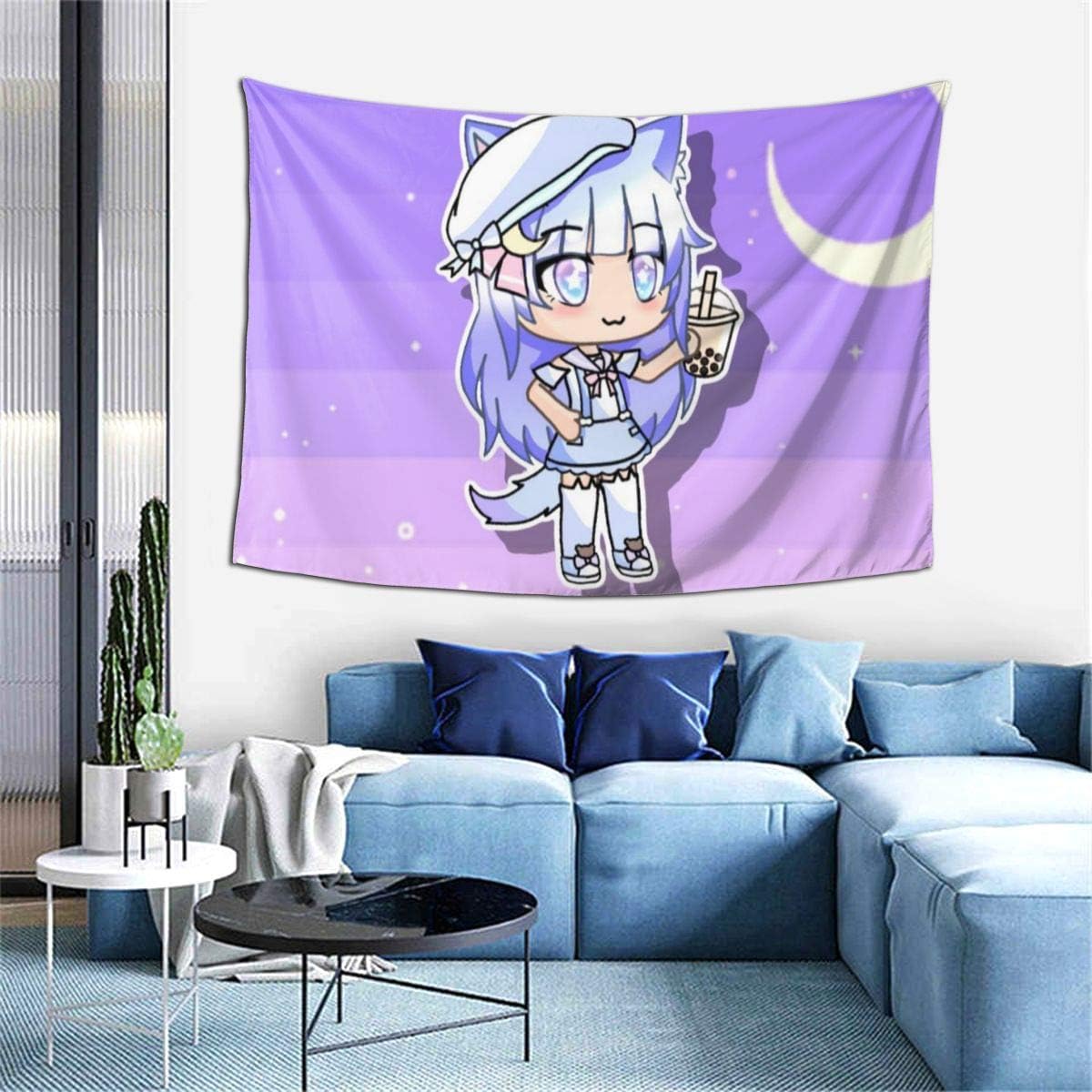 Gacha Life Wall Hangings Tapestry Living Room Bedroom Wall