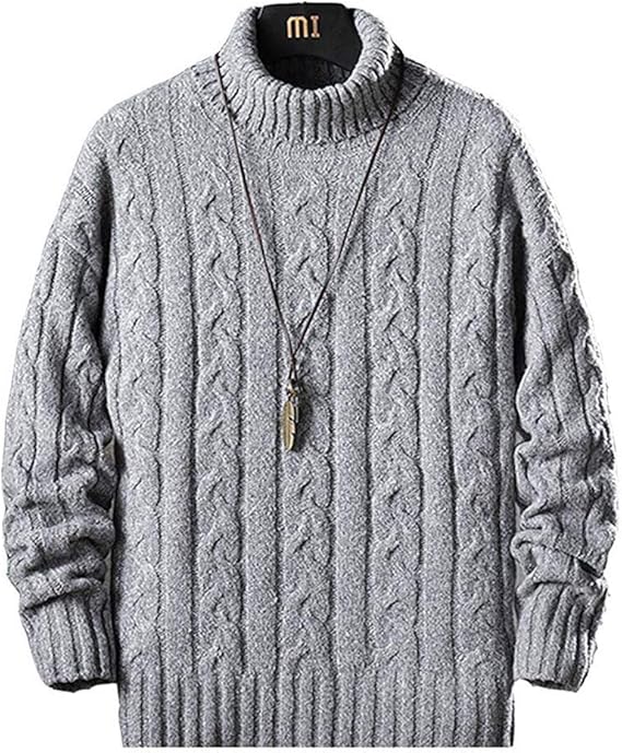 Amazon セーター メンズ 冬服 厚手 タートルネック カラーマッチング ニットセーター 暖かい カジュアル セーター 春秋冬 防寒 大きめ セーター 通販