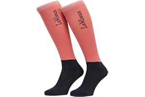 LeMieux My Competition Horse Riding Socks with Closely Woven Foot, Topside Seam and Micro Weight Stretch - Twin Pack