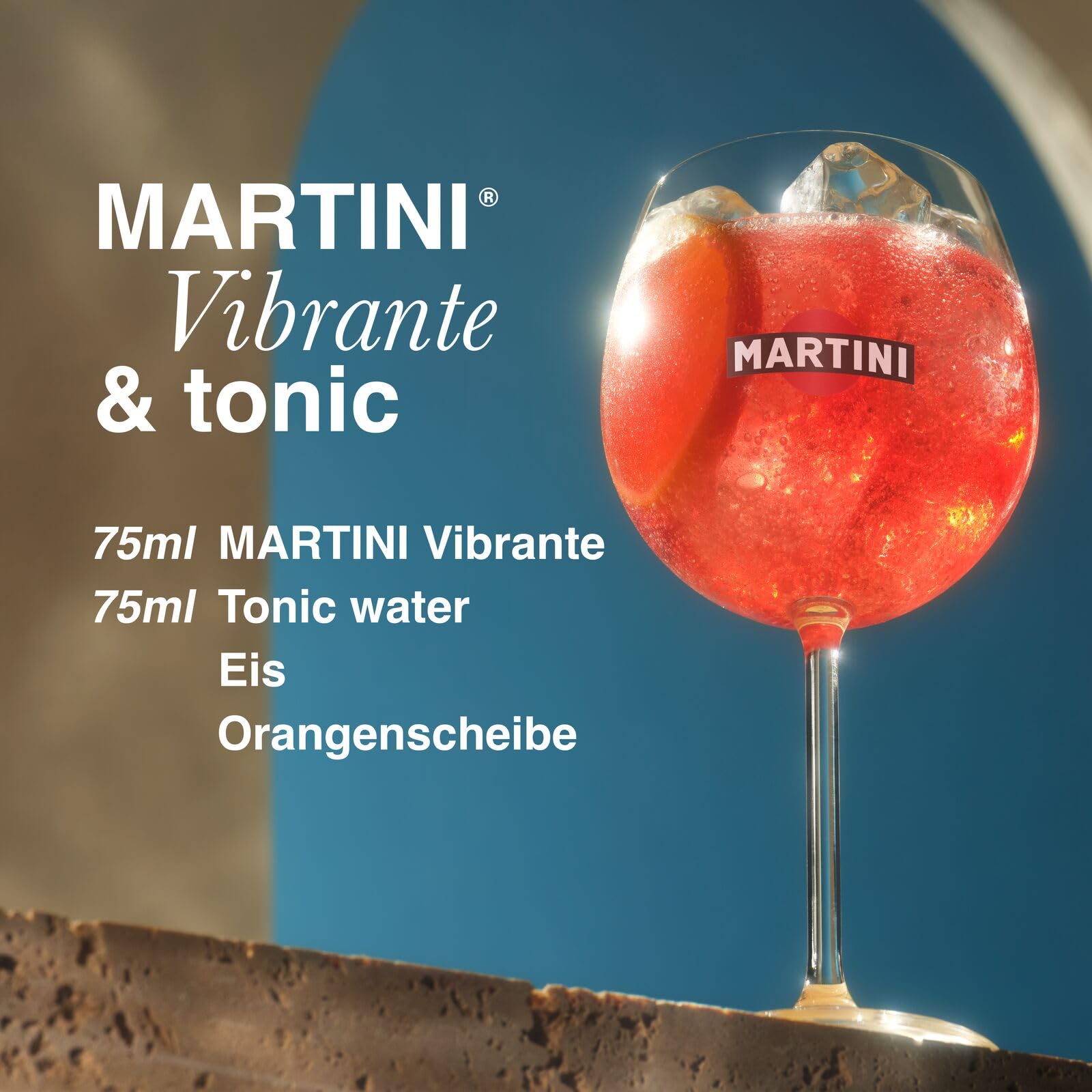MARTINI Vibrante alkoholfreier Aperitif, 75cl / 750ml, angereichert mit hochwertigen Botanicals 5