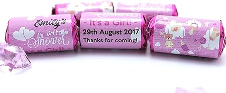 personalised love hearts baby shower