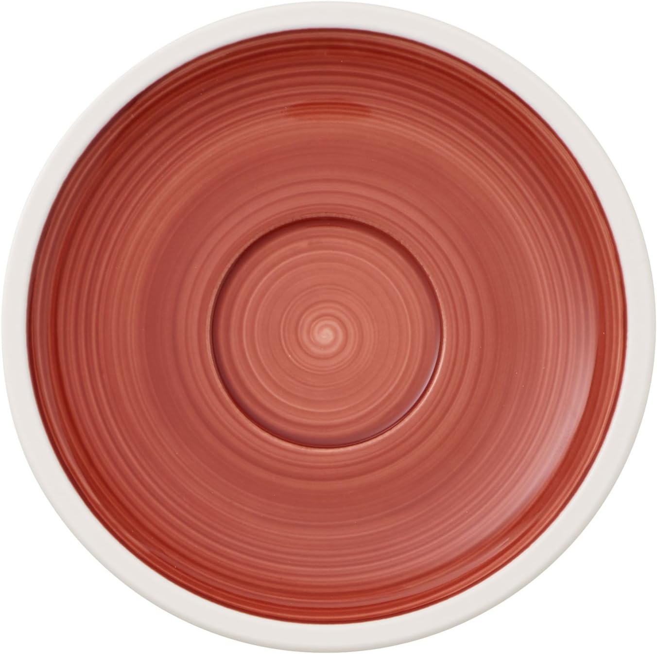 Villeroy & Boch Manufacture Rouge Saucer, Premium Porcelain, Red, 16 cm