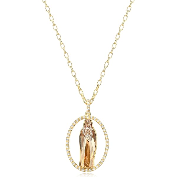 Solid 10k Rose Gold Jesus Face Charm Pendant - 0.92 Inch Religious Jewelry - View #7