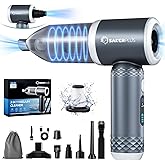 SakerPlus Mini Vacuum Cleaner, 3 in 1 Cordless Handheld Vacuum Cleaner, 13000Pa High Power Car Vacuum Cleaner with Brushless Motor,Adjustable Car Vaccum Portable Cordless for Cars,Desktop-DBS03