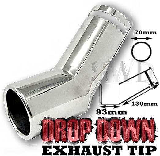E Tech Stainless Steel Drop Down Exhaust Tip Amazon Co Uk Kitchen Home