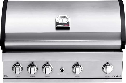 Grandhall Gasgrill Elite Gt4s S Einbau Grill Gas Garten Gartenkamin Kamin Ohne Abdeckhaube Amazon De Garten