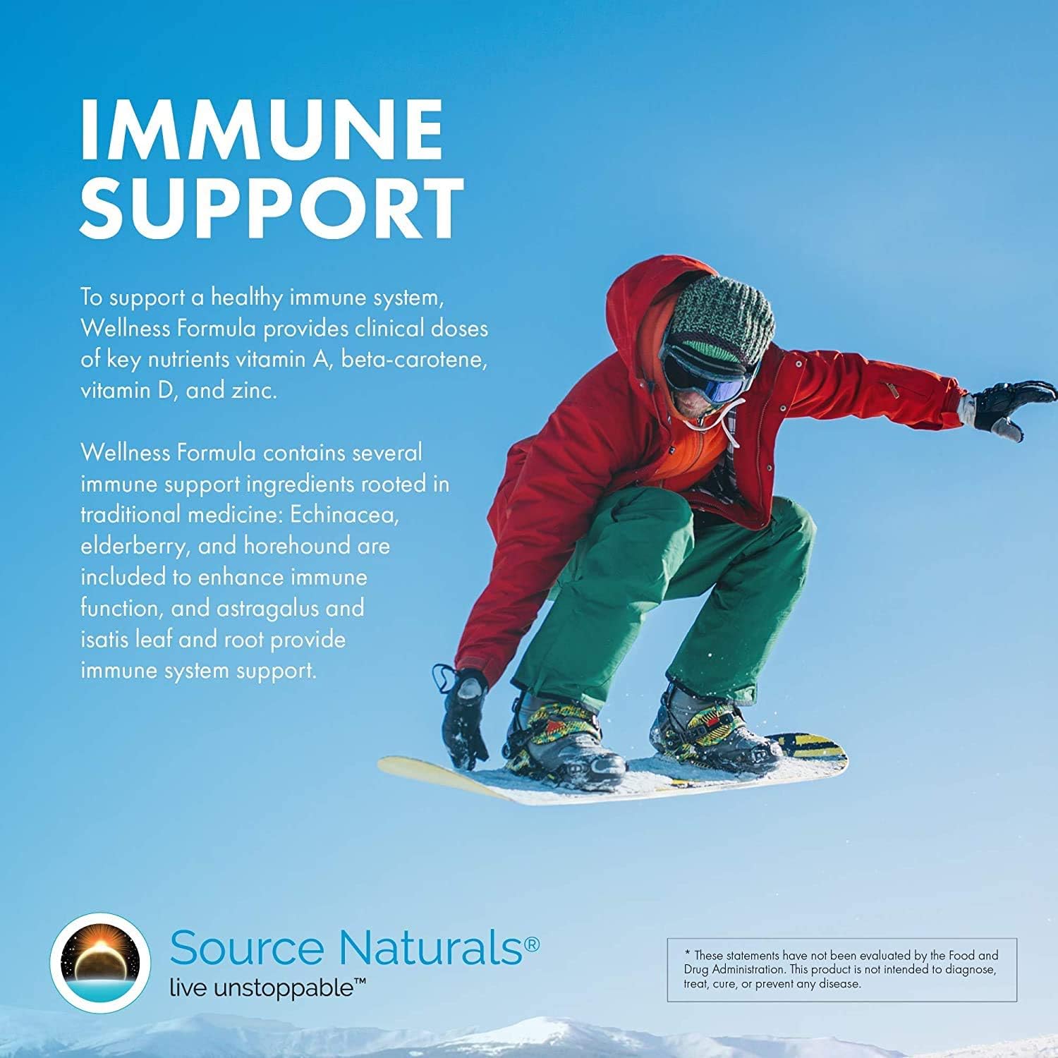Source Naturals Wellness Formula Bio-Aligned Vitamins & Herbal Defense For Immune System Support - Dietary Supplement & Immunity Booster - 240 Capsules: Health & Personal Care
