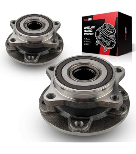 PAROD Front Wheel Hub & Bearing Assembly (2-Pack) - Fits 2015-2016 Chrysler 200, 2013-2016 Dodge Dart