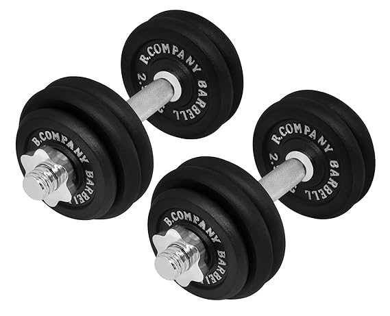 Bad Company | 2er Set Kurzhanteln Gusseisen 30kg (2 x 15 kg) | Professionelles Equipment für Krafttraining und Kraftausdauer