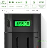 Bonai LCD Rechargeable Battery Charger for AA AAA C D 9V Batteries view 4