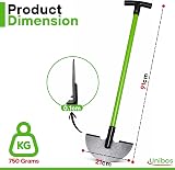 Unibos Carbon Steel Lawn Edger 91cm T Handle Heavy Duty Half Moon view 5