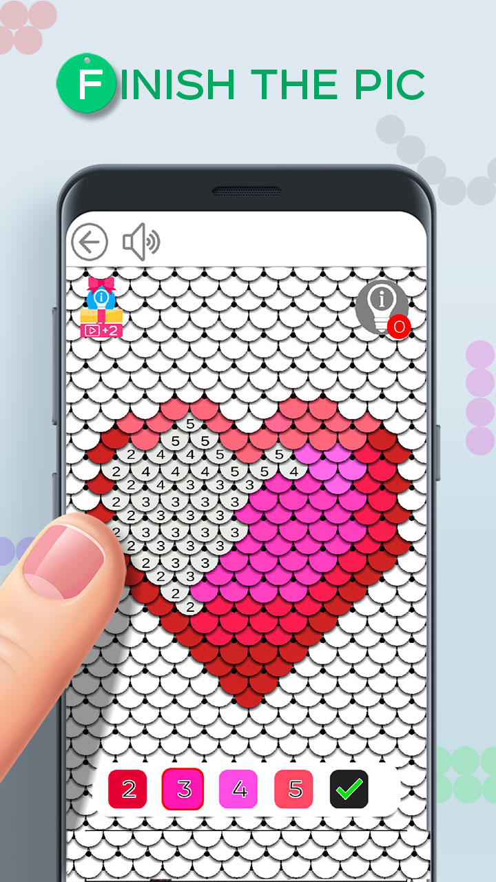 Sequin Simulator - Colors by Number