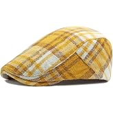 Idopy Men`s Classic Adjustable Ivy Irish Newsboy Golf Cap Hat