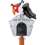Mailbox Birthday Balloon - RIP Here Lies Your Youth Buzzard and Tombstone