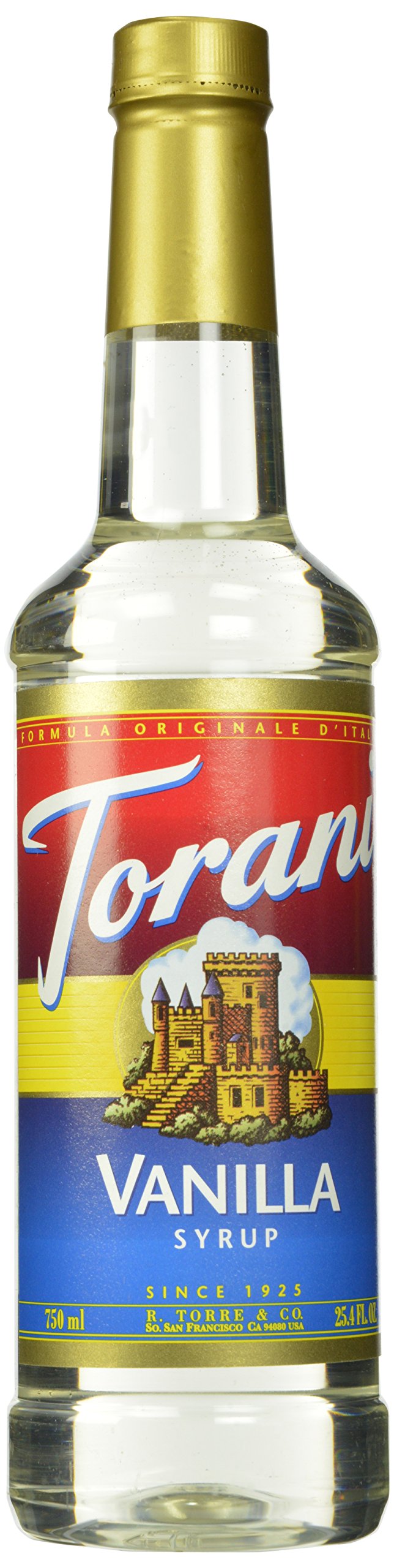 Photo 1 of Torani Syrup, Vanilla, 25.4 Ounces