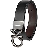 Calvin Klein mens 2-in-1 Reversible Belt – Versatile Style for Work & Weekend