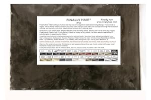 Finally Hair Fibers Refill Bag - 56 Grams of Premium Hair Loss Concealer in a Refill Bag (Dark Brown) WE HAVE 2 DARK BROWN SHADES - SEE PICTURES