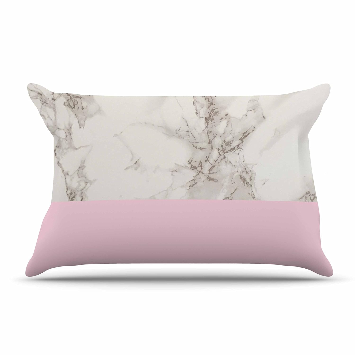 Amazon Com Kess Inhouse Suzanne Carter Marble And Pink Block King