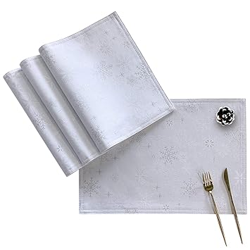 Amazon Com Lavin Christmas Placemats Set Of 4 Placemats For