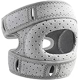 Knee Brace for Women Men Adjustable Knee Support with Side Stabilizers, Patella Gel Pads & Upgraded Silicone Anti-Slip Strip -Patella Knee Brace for Meniscus Tear, Knee Pain, Arthritis, Injury Recovery, Running, Workout