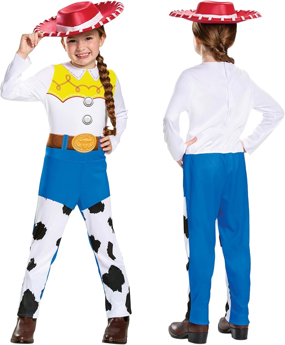Disguise Disney Jessie Toy Story Kids Costume Cowgirl Jumpsuit Hat S