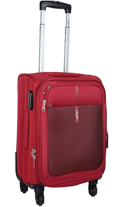 Safari Royal Polycarbonate 55 Cm Red Softsided Cabin Luggage