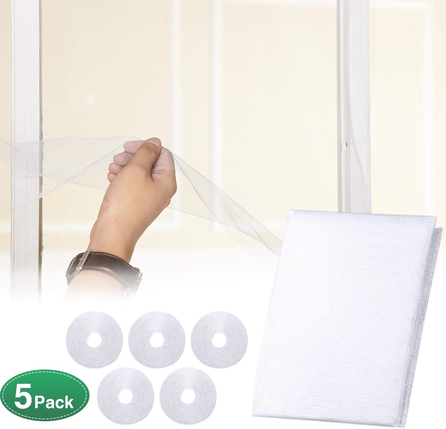 4 Packs Screen Nets for Window, Window Screen Netting Mesh, 1.3 m x 1.