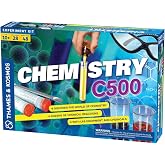 Thames &amp; Kosmos Chemistry Chem C500 Science Kit with 28 Guided Experiments 48 Page Science Guide Parents&rsquo; Choice Silver Award Winner, 13.1" L x 2.6" W x 8.9" H