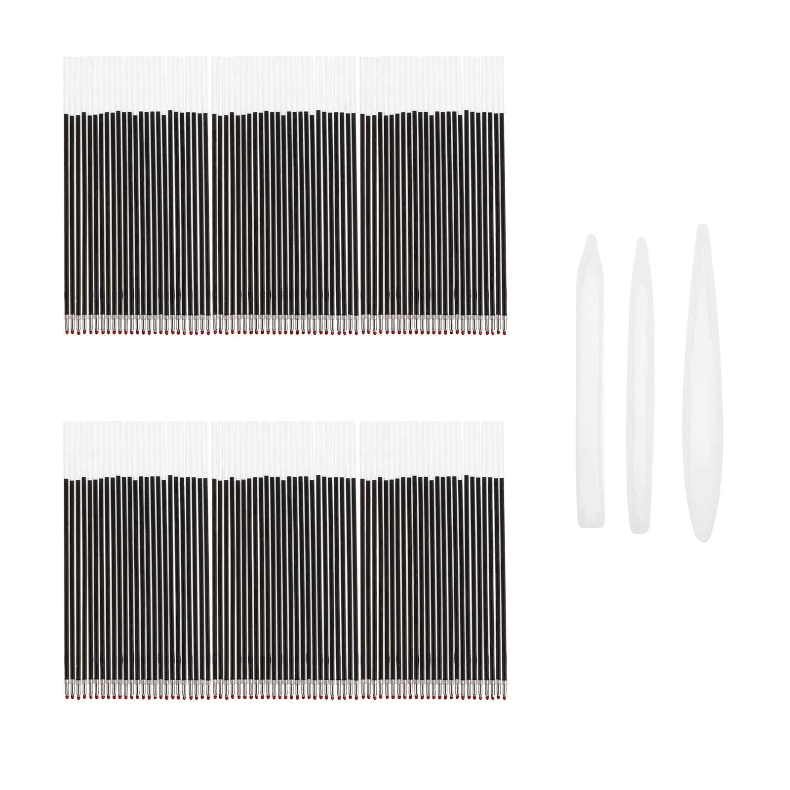 SEWACC Silicone Pen Molds 3pcs Pen Resin Mold Ballpoint Pen Silicone Molds Cylinder Shaped Epoxy Casting Mold with 50 Ballpoint Refill Pens for DIY Pen Crafts Making Tool Resin Pen Molds