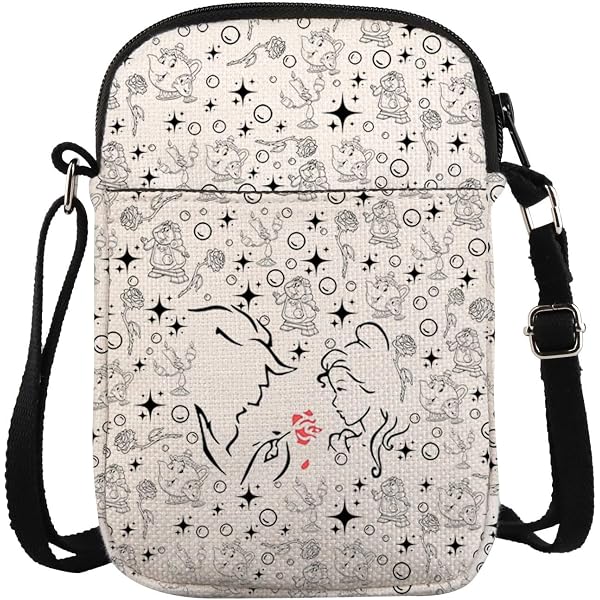 Beauty & The Beast Kosmetiktasche – Mit Motivspruch, Faltbar, Großes Fassungsvermögen