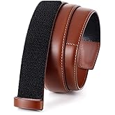 BELTROAD No Scratch Belt for Men Buckleless Leather Belts Hook and Loop Work Technician Mechanic Belt Men Gifts