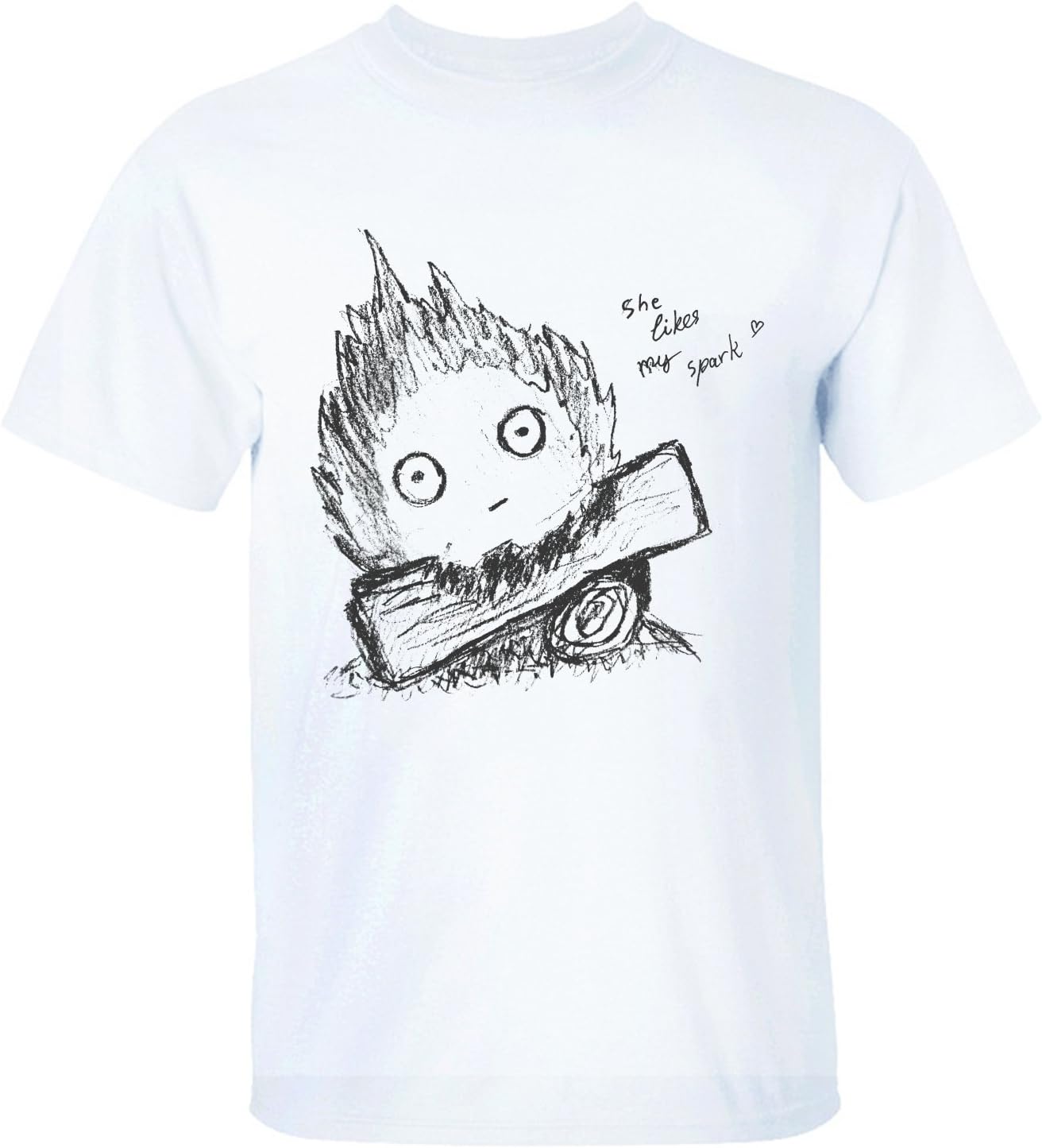 XGOGD Howl's Moving Castle The Sketch Men Casual T Shirt