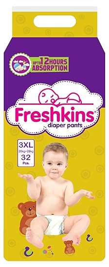 Freshkins Baby Yellow Pants 3XL -32 Unit