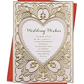 OJsensai Wedding Congratulations Card & Gifts for Bride and Groom Newlyweds Couple,Special Wedding Day