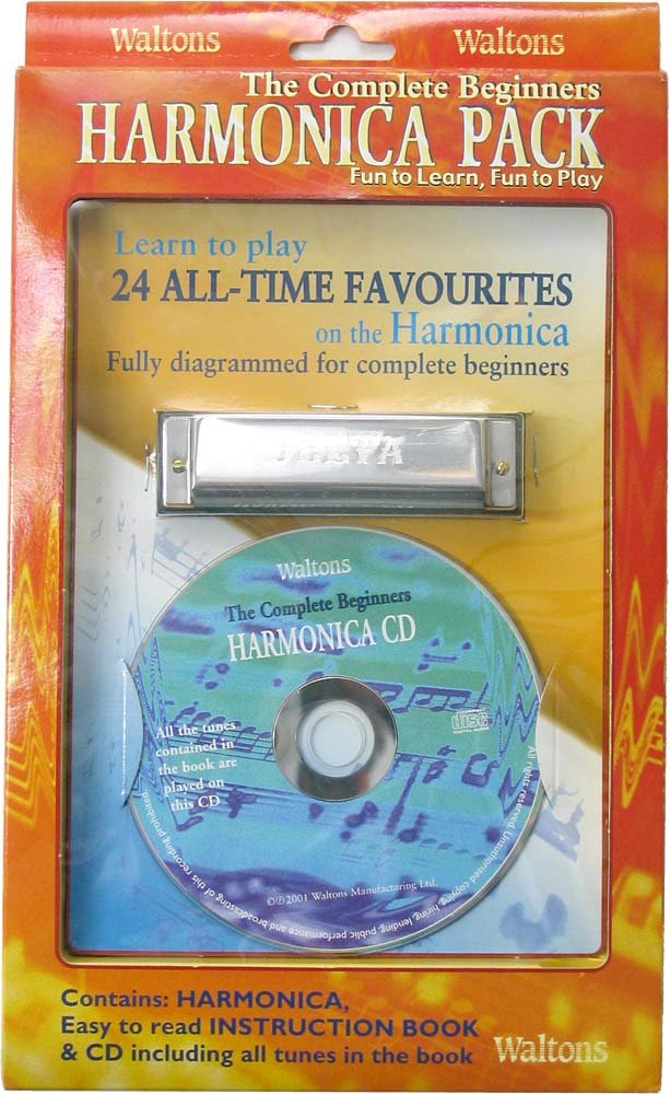Waltons Irish Products Harmonica Pack/Book/CD/Harp